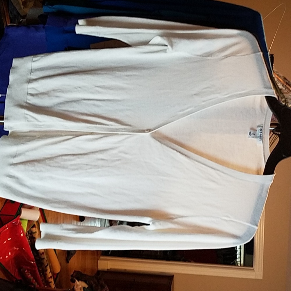 White old navy cardigan